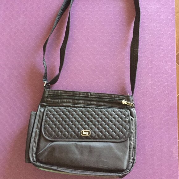 Sac à main LUG de couleur noir - Picture 1 of 3